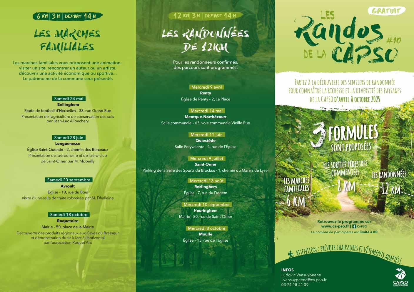 Programme les randonnees de la capso 1